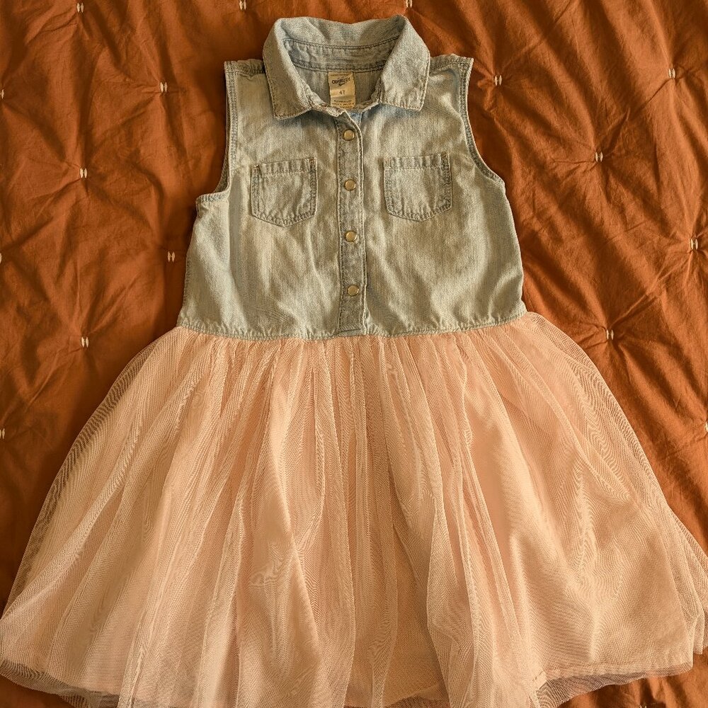 Oshkosh Denim and Tulle dress